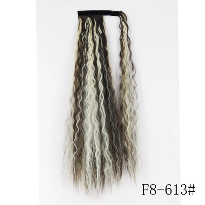 Long Straight Clip-in Ponytail Hair Extension Black