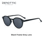 ZENOTTIC Retro Circular Polarized Sunglasses S Size