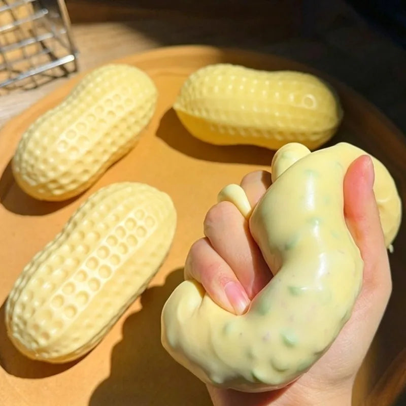 Peanut Crunchy Stress Ball Handmade Fidget Toy