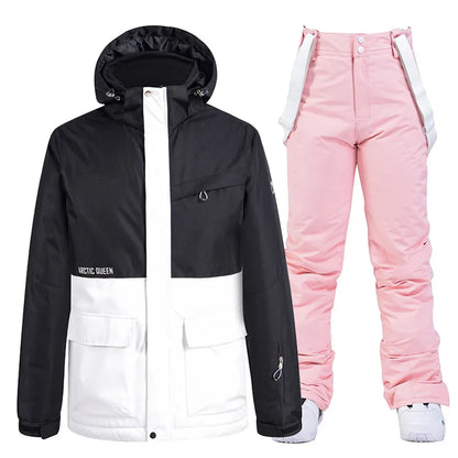 Unisex Winter Snow Ski Suit Jacket and Pants Set