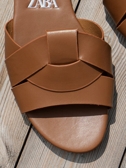 Woven Flat Women's Sandals for Summer Comfort