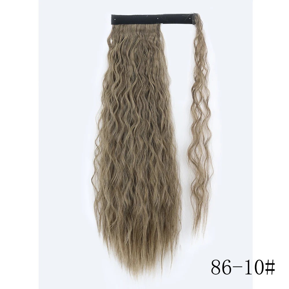 Long Straight Clip-in Ponytail Hair Extension Black