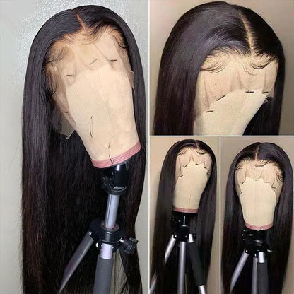 Hd Lace Frontal Wig 30 Inch Bone Straight Human Hair