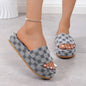 Women Floral Platform Sandals Casual Beach Shoes