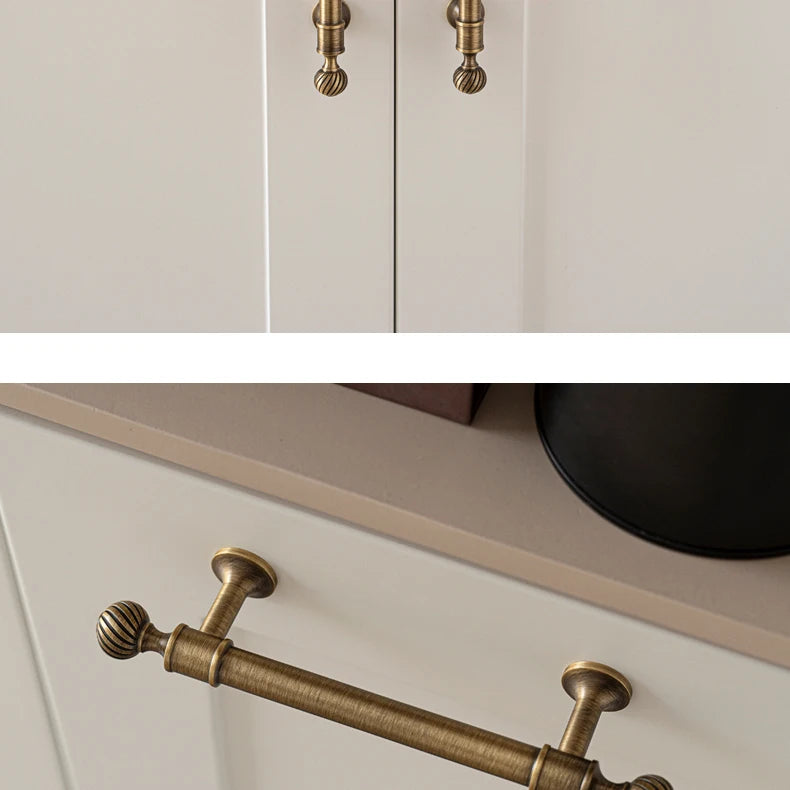 Brushed Antique Brass Kitchen Cabinet Pull Handle