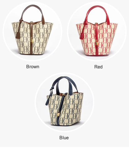 Large Capacity Women's Shoulder Bag with Letter Print