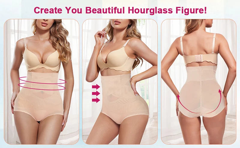 Women’s High Waist Tummy Control Shapewear Panties