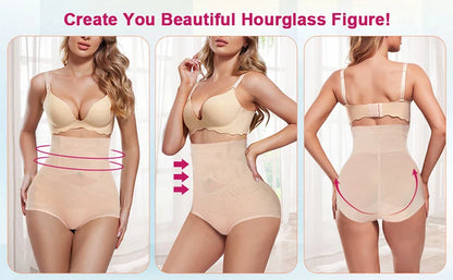 Women’s High Waist Tummy Control Shapewear Panties