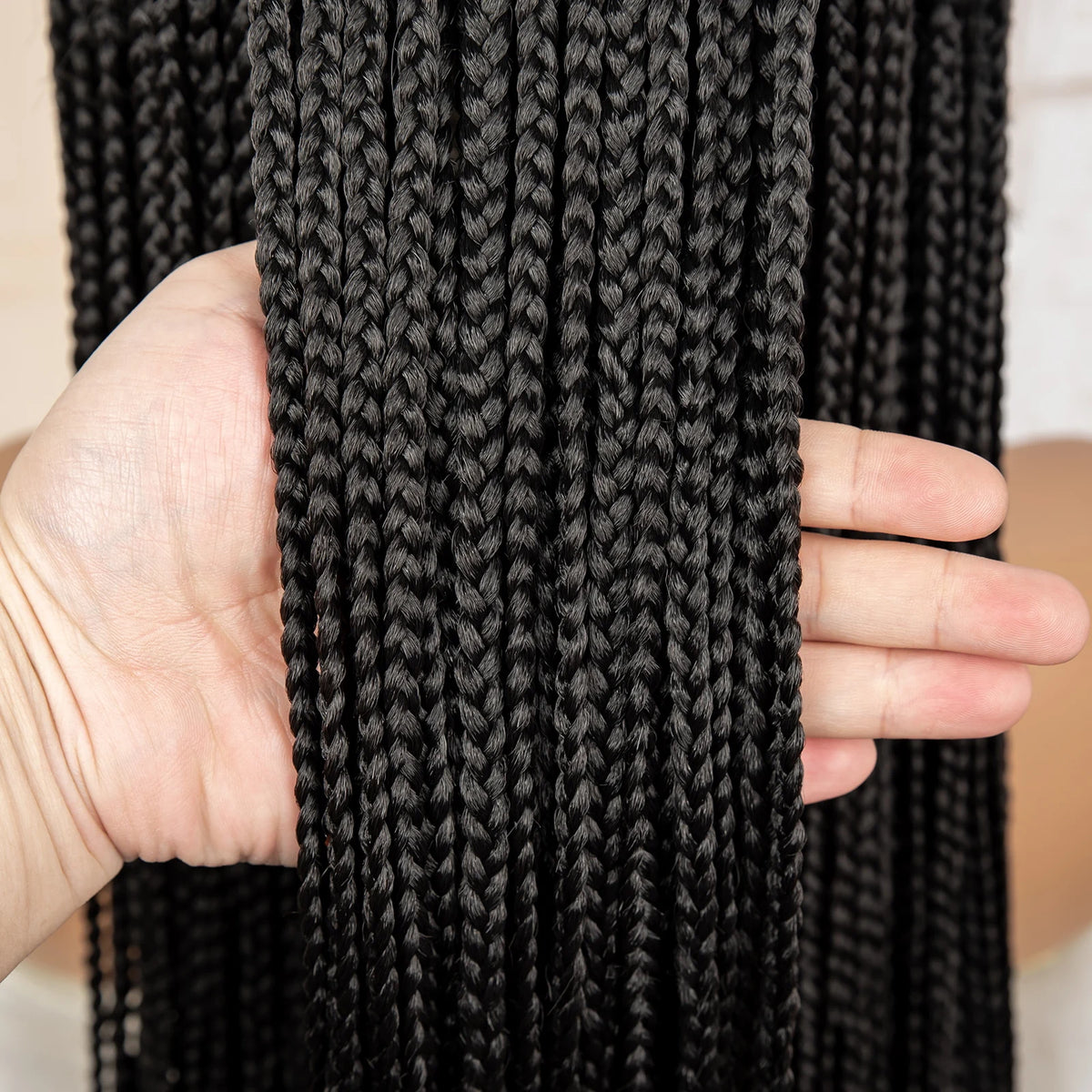 Synthetic Full Lace Cornrow Braided Wig for Black Women