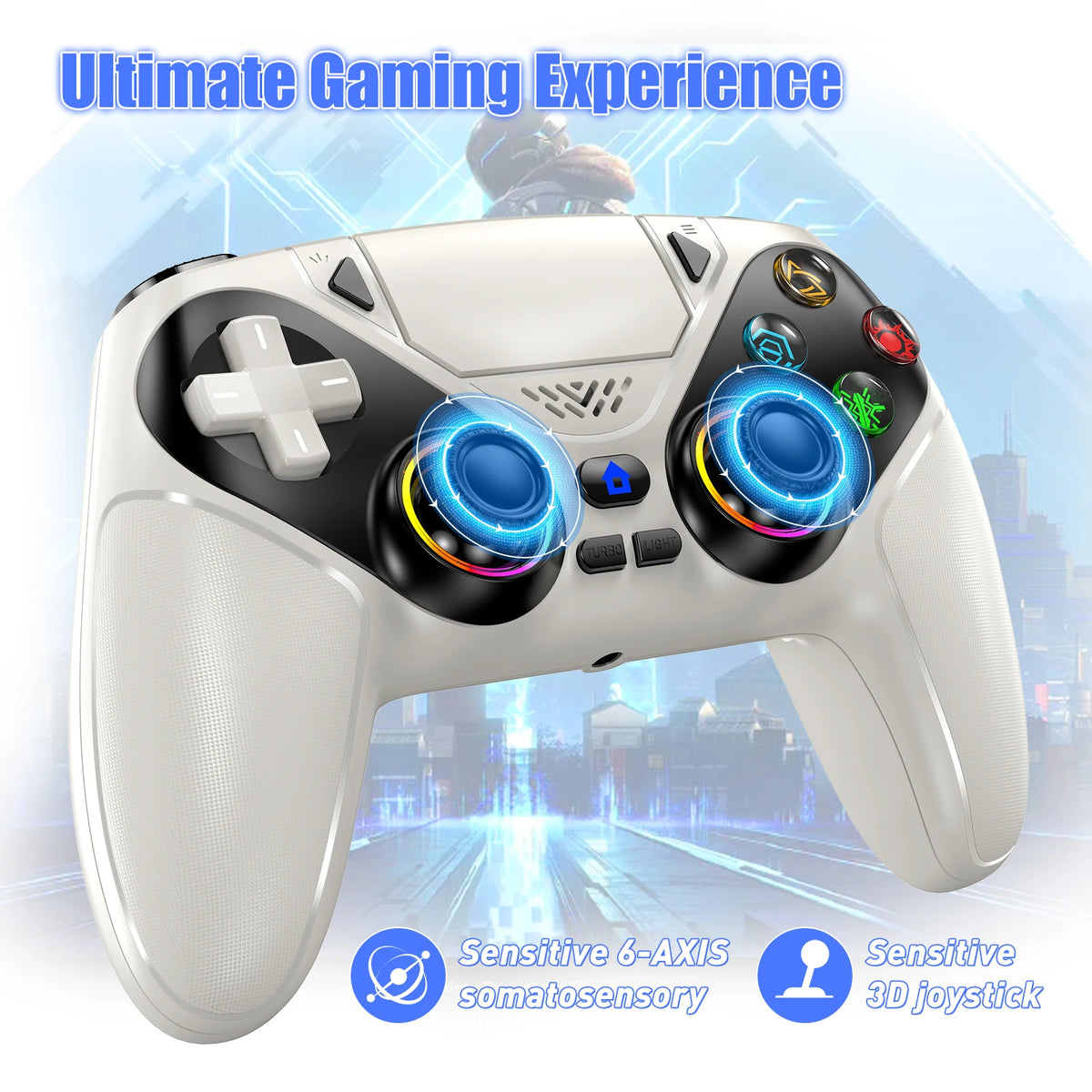 Wireless Gamepad for Playstation 5 with Turbo Function