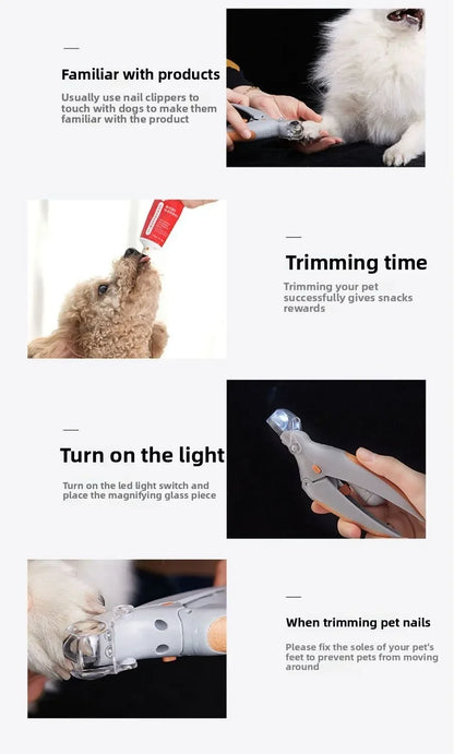 Rechargeable LED Pet Nail Clipper