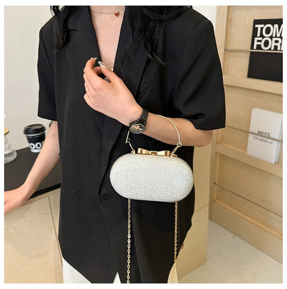 Luxury Sequined Hand-held Dinner Bag for Weddings