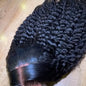 38 40 Inch Deep Wave Lace Front Wig Natural Color