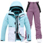 Unisex Winter Snow Ski Suit Jacket and Pants Set