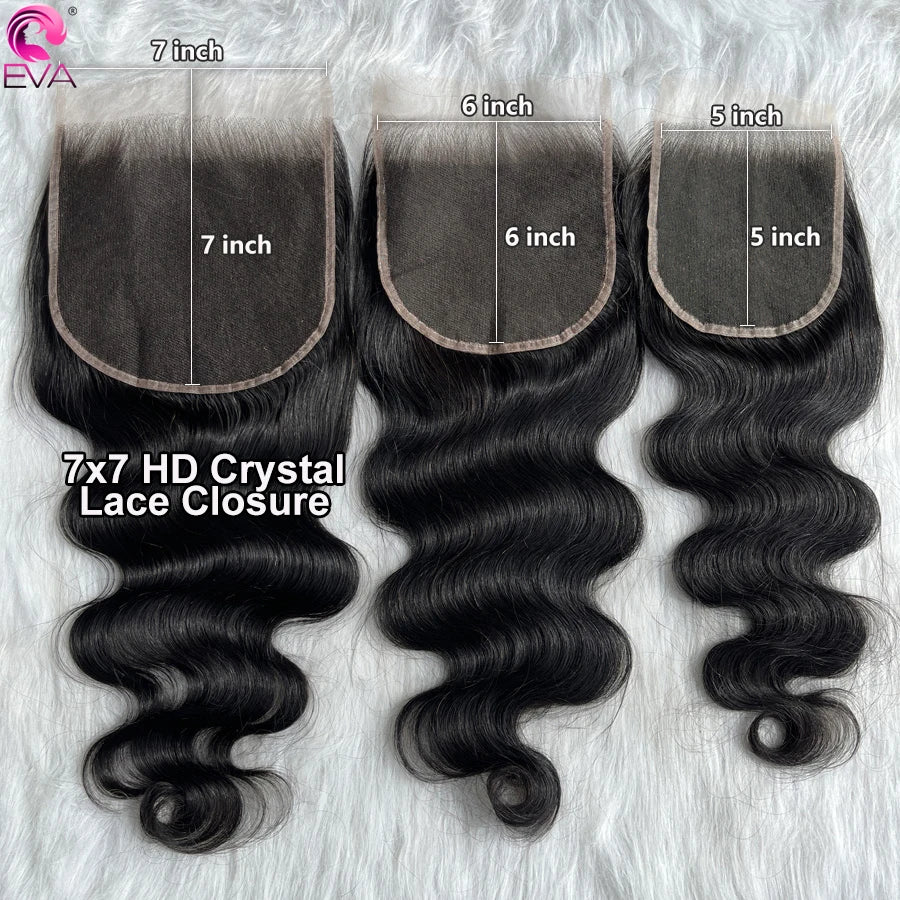 Eva 5x5 HD Lace Closure Straight Human Hair Closure