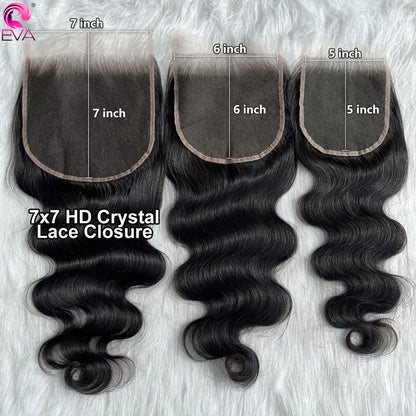 Eva 5x5 HD Lace Closure Straight Human Hair Closure