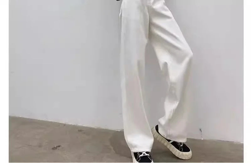 Women's Loose Denim Straight Leg Pants