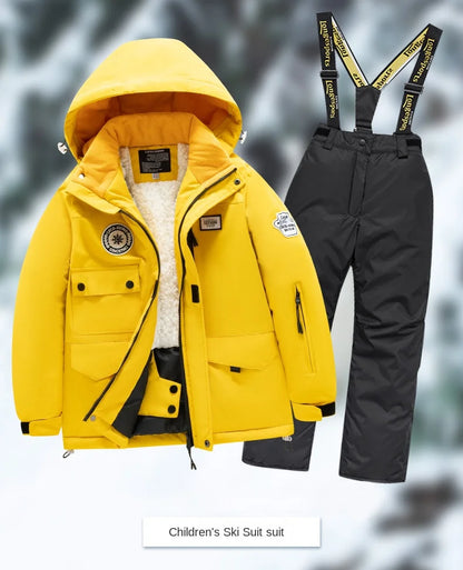 Winter Skiing Suit for Boys and Girls, Waterproof Polyester