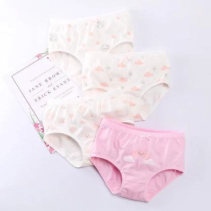 Girls Cotton Triangle Shorts Underwear 7-13 Years