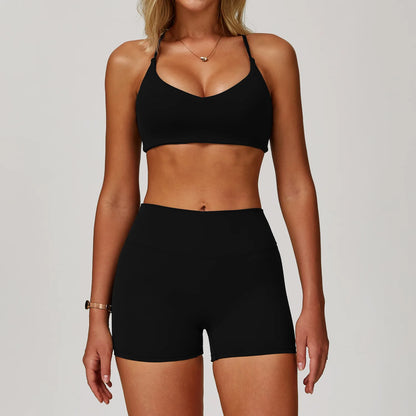 Yoga Suit Sports Set for Women Long Sleeve Athletic Wear