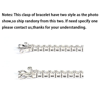 Moissanite Tennis Bracelet for Women in 14K Gold