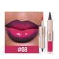 Black Brown Tapered Lip Liner and Lip Gloss Duo