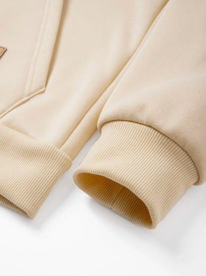 Men's Zipper Hoodie Jacket Slim Fit Polyester