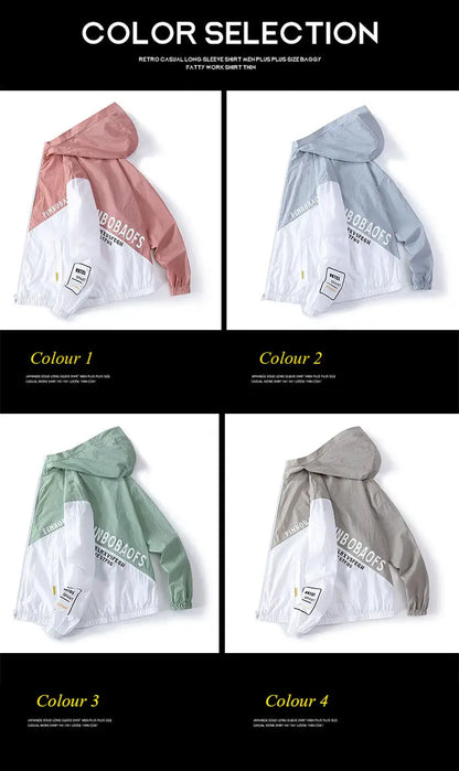 Men's Breathable Waterproof Sunscreen Jacket