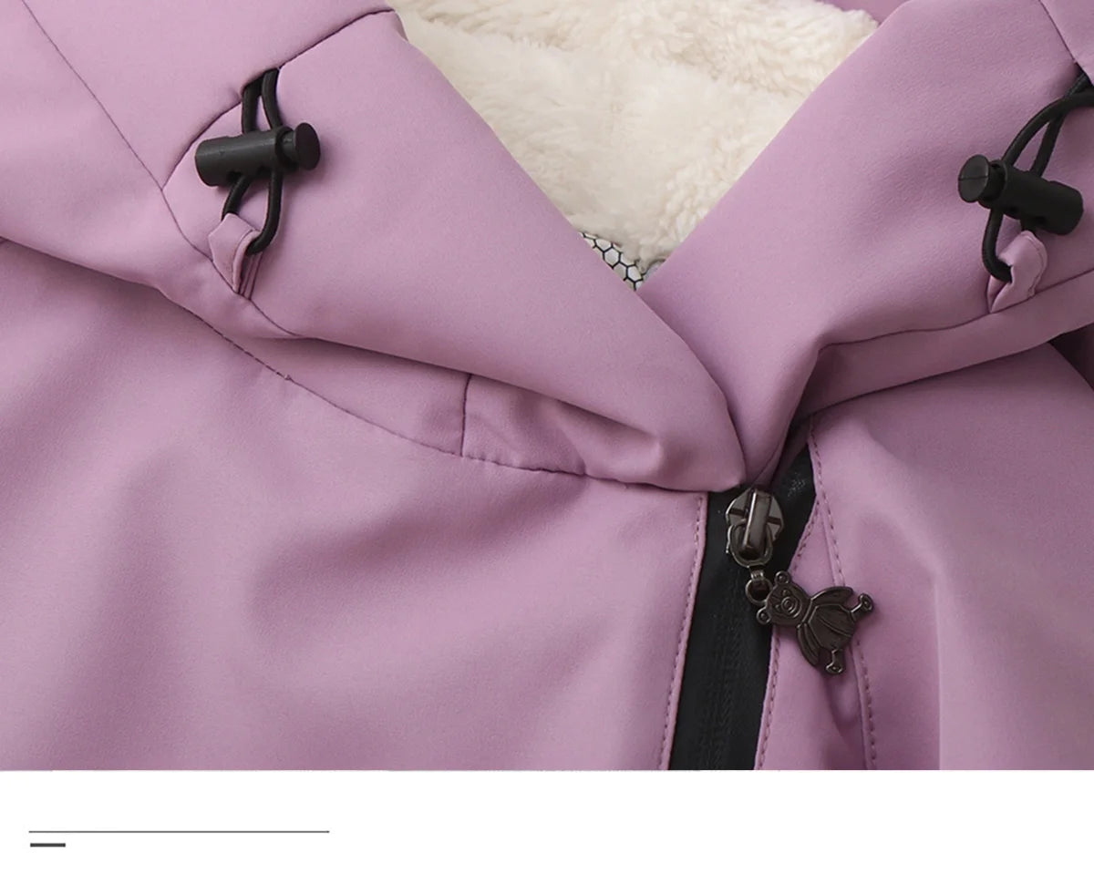 Ircomll Down Jacket Toddler Snow Suit Hooded Coat