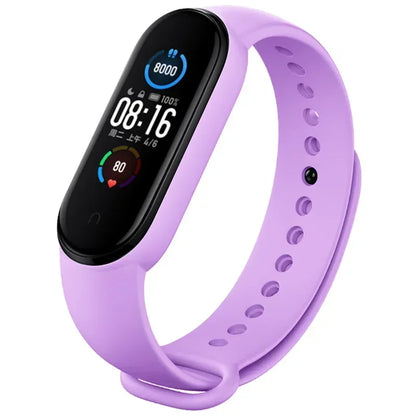 Silicone Watch Strap for Xiaomi Mi Band 3 4 5 6 7