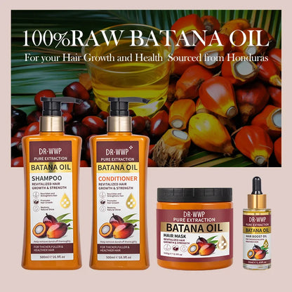 Batana Oil Shampoo & Conditioner Set (500ml)