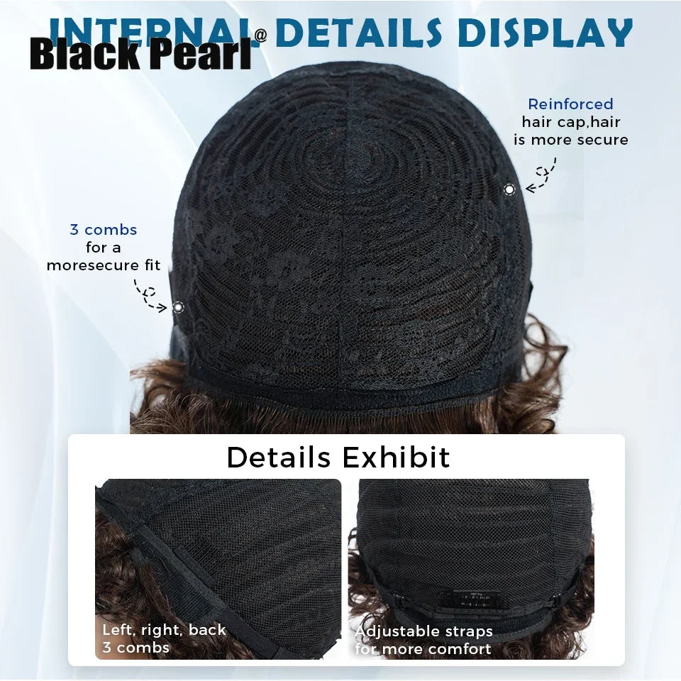 Brazilian Afro Puff Pixie Bob Wig 99J Natural Brown
