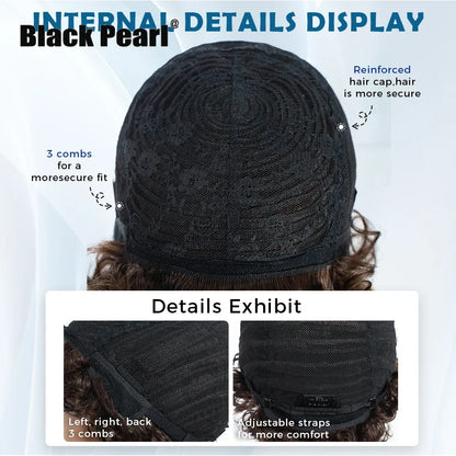 Brazilian Afro Puff Pixie Bob Wig 99J Natural Brown