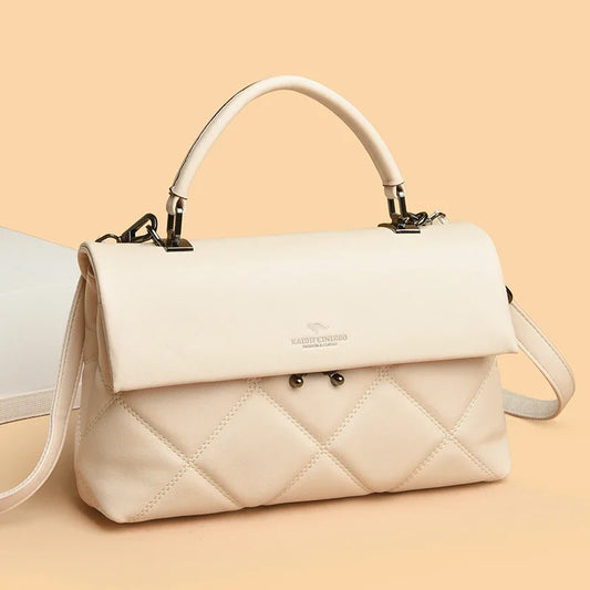Women's Soft Leather Crossbody Handbag