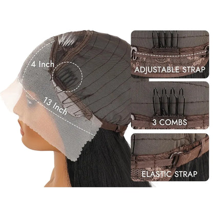 40 Inch Straight Lace Front Human Hair Wig