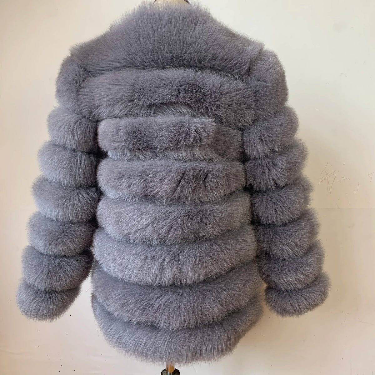 4in1 Real Fox Fur Coat for Women