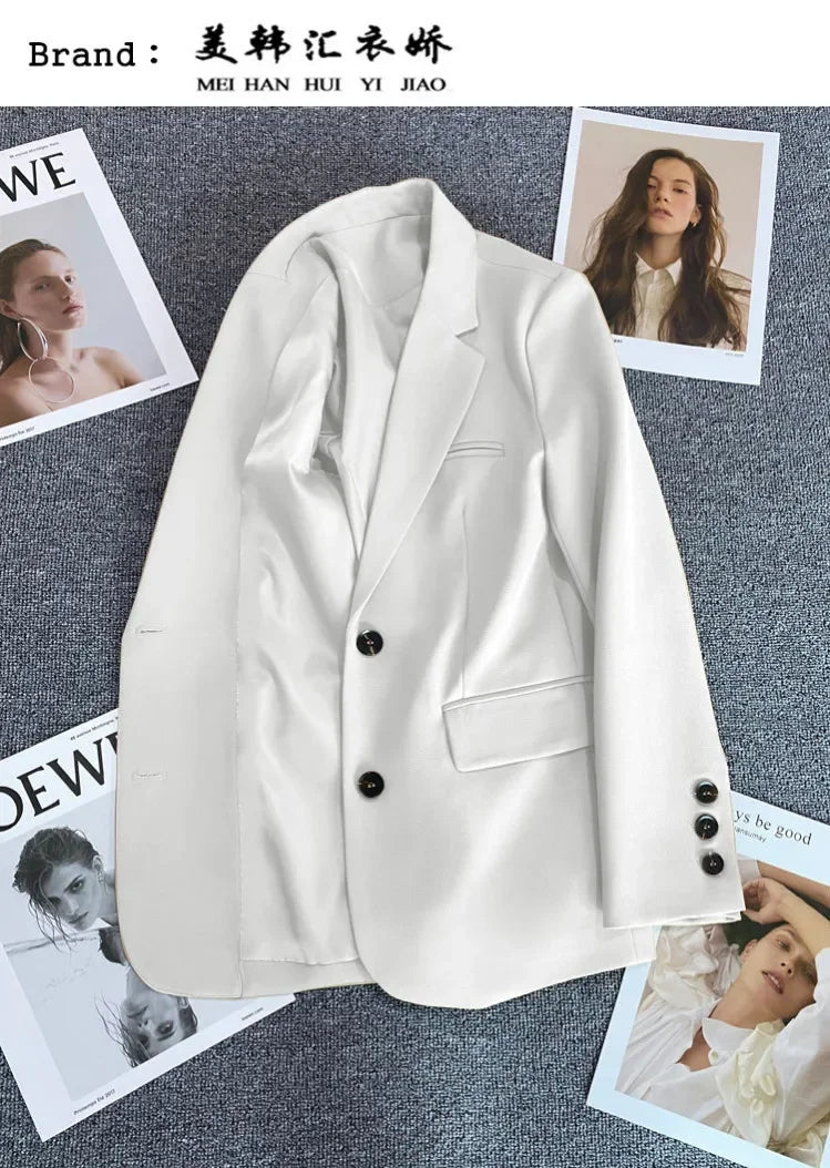 Elegant Long Sleeve Blazer Coat for Women