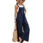Yellow Denim Jumpsuit for Women Casual Street Wear