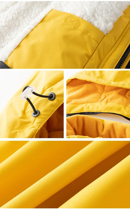 Winter Skiing Suit for Boys and Girls, Waterproof Polyester
