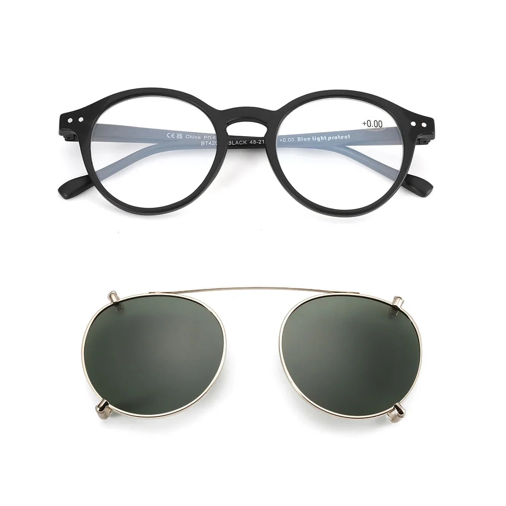 ZENOTTIC Clip-On Polarized Sunglasses for Women