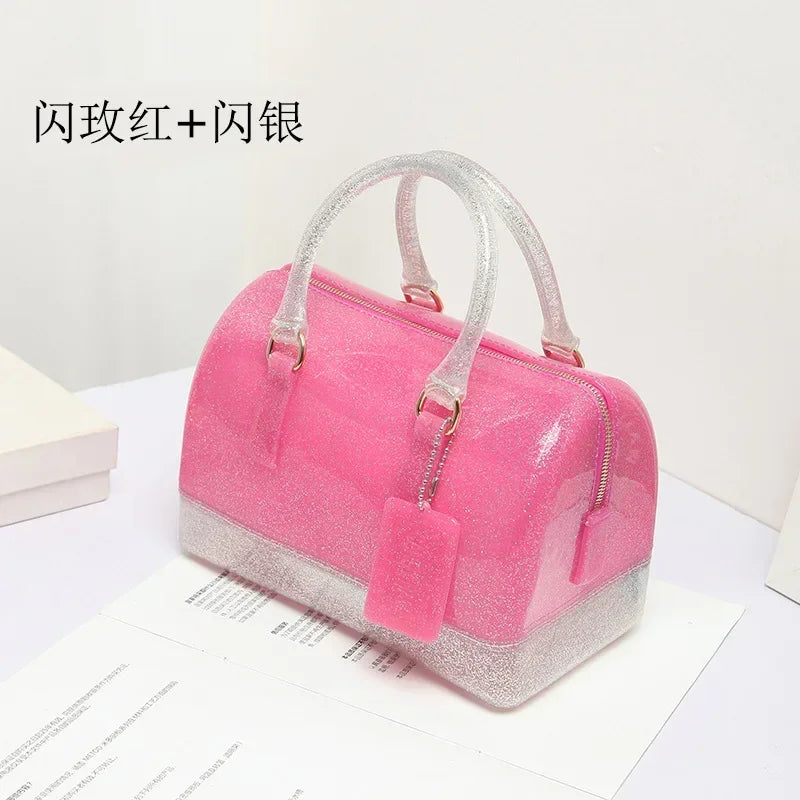 Jelly Bag Crossbody Pillow Bag in Macaron Colors