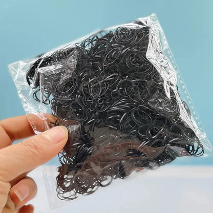 Colorful Elastic Hair Bands 1000 Pieces for Kids