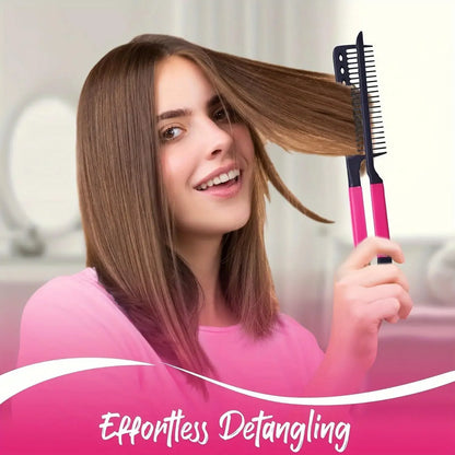 WANMEI Shaped Plastic Hair Detangling Comb