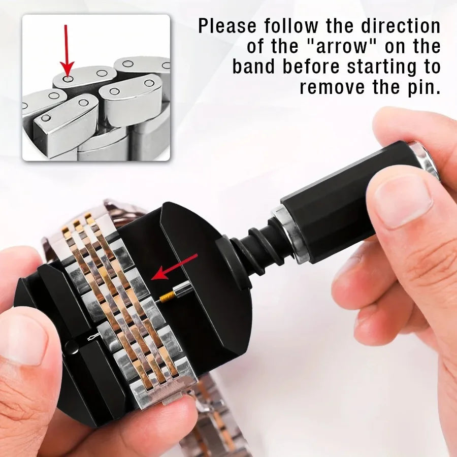 Watch Band Tool Strap Chain Pin Remover Kit