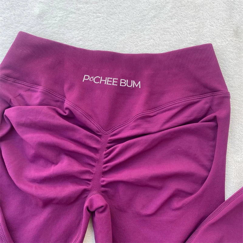 Women Seamless Bum Shaping Leggings Fitness Pants