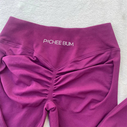 Women Seamless Bum Shaping Leggings Fitness Pants