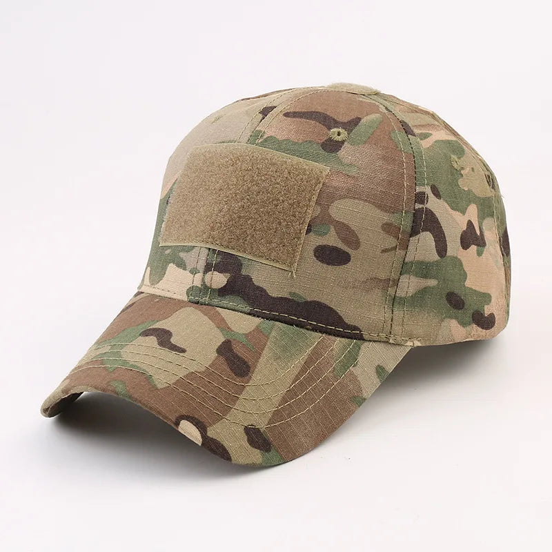 Adjustable Camo Baseball Hat for Outdoor Activities