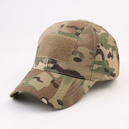 Adjustable Camo Baseball Hat for Outdoor Activities