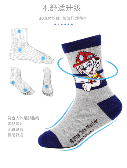 Genuine Paw Patrol Cartoon Socks for Kids