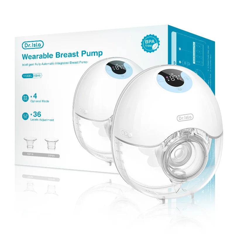 Wearable Electric Breast Pump with LED Display